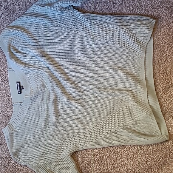 Express light weight sweater with‎ detail back - Picture 3 of 3